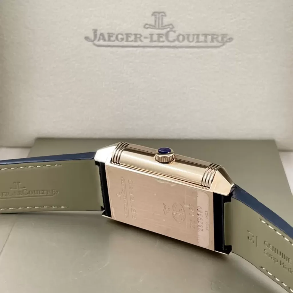 ĐỒNG HỒ JAEGER-LECOULTRE MẶT XANH BLUE REVERSO FAKE 11 NHÀ MÁY MG 29MM (1)