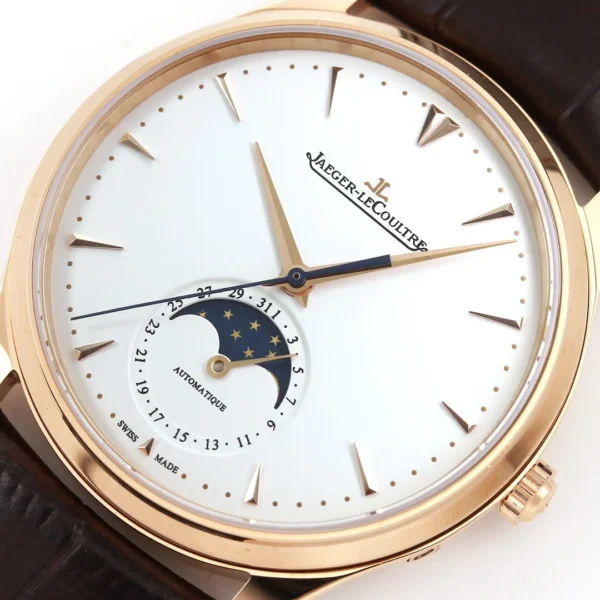 ĐỒNG HỒ JAEGER-LECOULTRE MOON PHASE FAKE MẶT TRẮNG NHÀ MÁY GF 39MM (1)