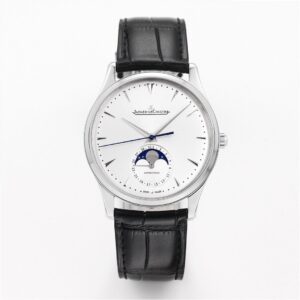 ĐỒNG HỒ JAEGER-LECOULTRE MOON PHASE REPLICA KIM GIÂY XANH NHÀ MÁY GF 39MM (1)