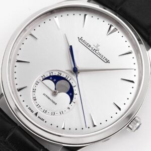 ĐỒNG HỒ JAEGER-LECOULTRE MOON PHASE REPLICA KIM GIÂY XANH NHÀ MÁY GF 39MM (1)