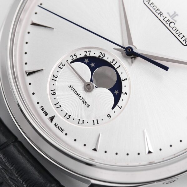 ĐỒNG HỒ JAEGER-LECOULTRE MOON PHASE REPLICA KIM GIÂY XANH NHÀ MÁY GF 39MM (1)