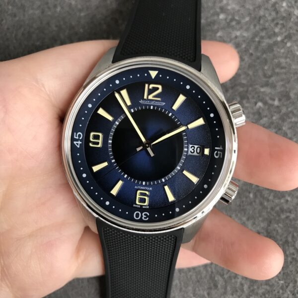 ĐỒNG HỒ JAEGER-LECOULTRE POLARIS REPLICA MẶT XANH ĐEN NHÀ MÁY GP 42MM (1)