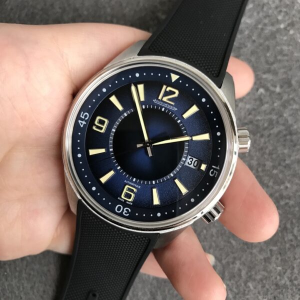 ĐỒNG HỒ JAEGER-LECOULTRE POLARIS REPLICA MẶT XANH ĐEN NHÀ MÁY GP 42MM (1)