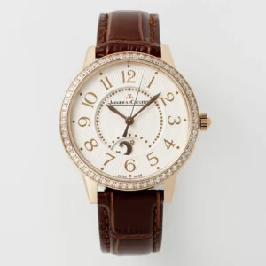 ĐỒNG HỒ JAEGER-LECOULTRE RENDEZ-VOUS FAKE 11 DÂY DA NÂU NHÀ MÁY APS 34MM (1)