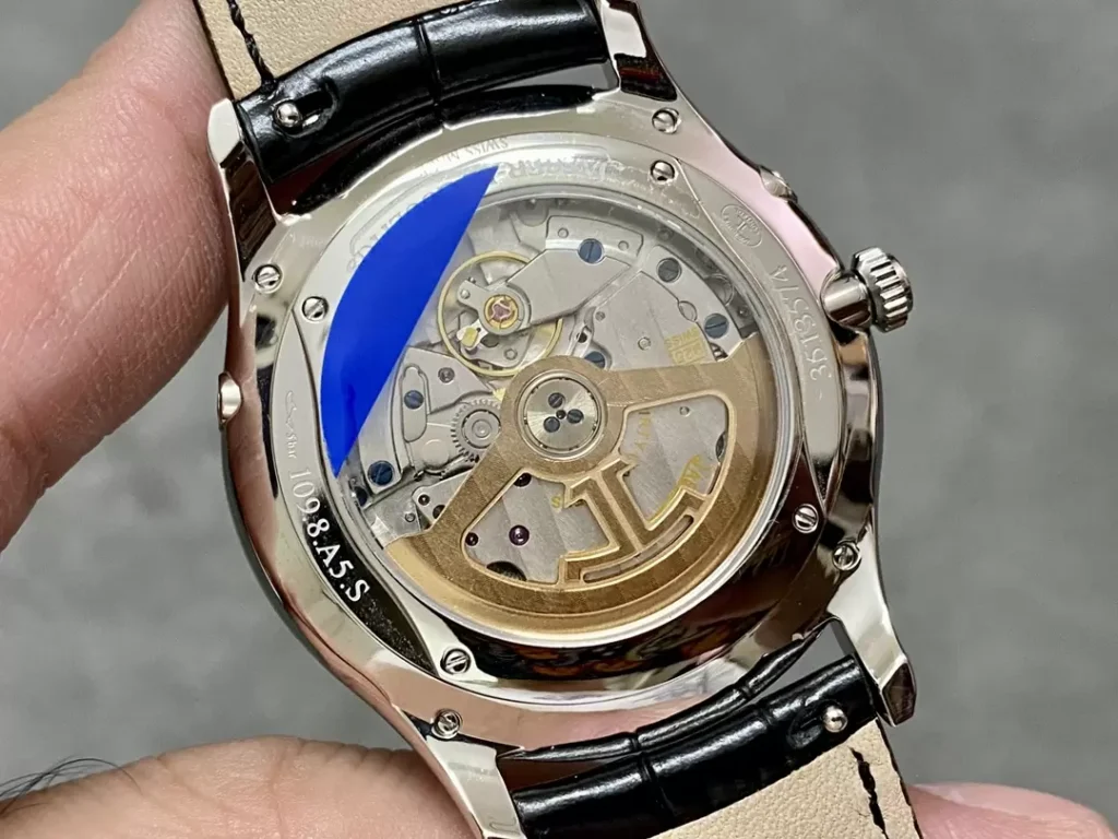 ĐỒNG HỒ JAEGER-LECOULTRE REPLICA 11 MOON PHASE MẶT XANH NHÀ MÁY APS 39MM (1)