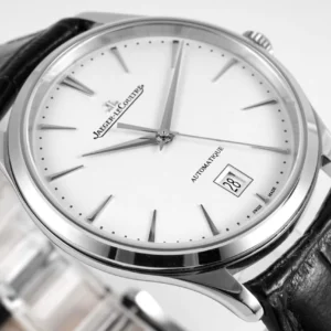 ĐỒNG HỒ JAEGER-LECOULTRE REPLICA ULTRA THIN MASTER DÂY DA ĐEN NHÀ MÁY ZF 40MM (1)