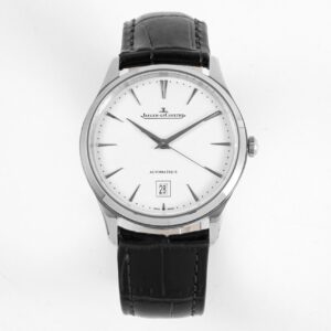 ĐỒNG HỒ JAEGER-LECOULTRE REPLICA ULTRA THIN MASTER DÂY DA ĐEN NHÀ MÁY ZF 40MM (1)