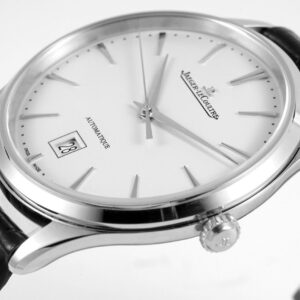 ĐỒNG HỒ JAEGER-LECOULTRE REPLICA ULTRA THIN MASTER DÂY DA ĐEN NHÀ MÁY ZF 40MM (1)