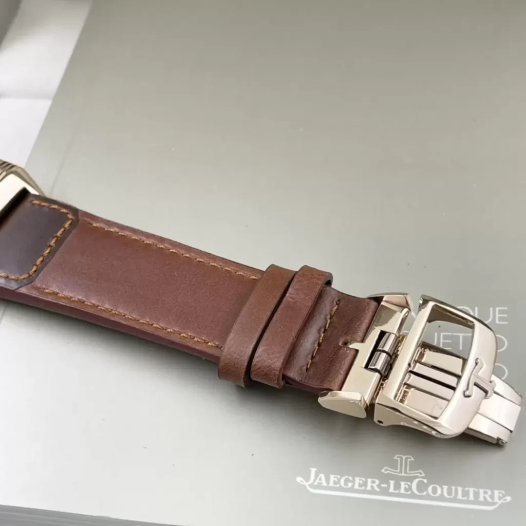 ĐỒNG HỒ JAEGER-LECOULTRE REVERSO 2 MẶT REPLICA MẠ VÀNG HỒNG NHÀ MÁY MG 28MM (1)