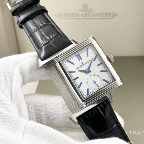 ĐỒNG HỒ JAEGER-LECOULTRE REVERSO FAKE 11 CỌC SỐ XANH NHÀ MÁY MG 29MM (1)