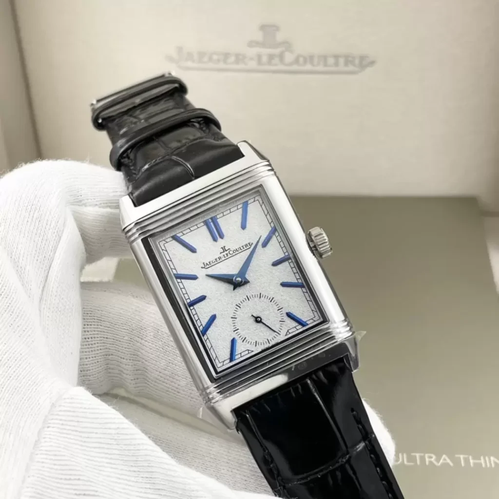 ĐỒNG HỒ JAEGER-LECOULTRE REVERSO FAKE 11 CỌC SỐ XANH NHÀ MÁY MG 29MM (1)