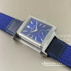 ĐỒNG HỒ JAEGER-LECOULTRE REVERSO MẶT XANH REPLICA 11 DÂY DA 28MM (2)