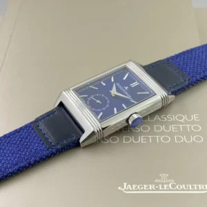 ĐỒNG HỒ JAEGER-LECOULTRE REVERSO MẶT XANH REPLICA 11 DÂY DA 28MM (2)