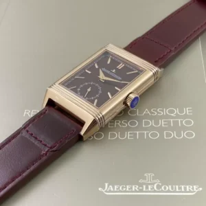 ĐỒNG HỒ JAEGER-LECOULTRE REVERSO REPLICA WATCH MẶT CHOCOLATE NHÀ MÁY MG 28MM