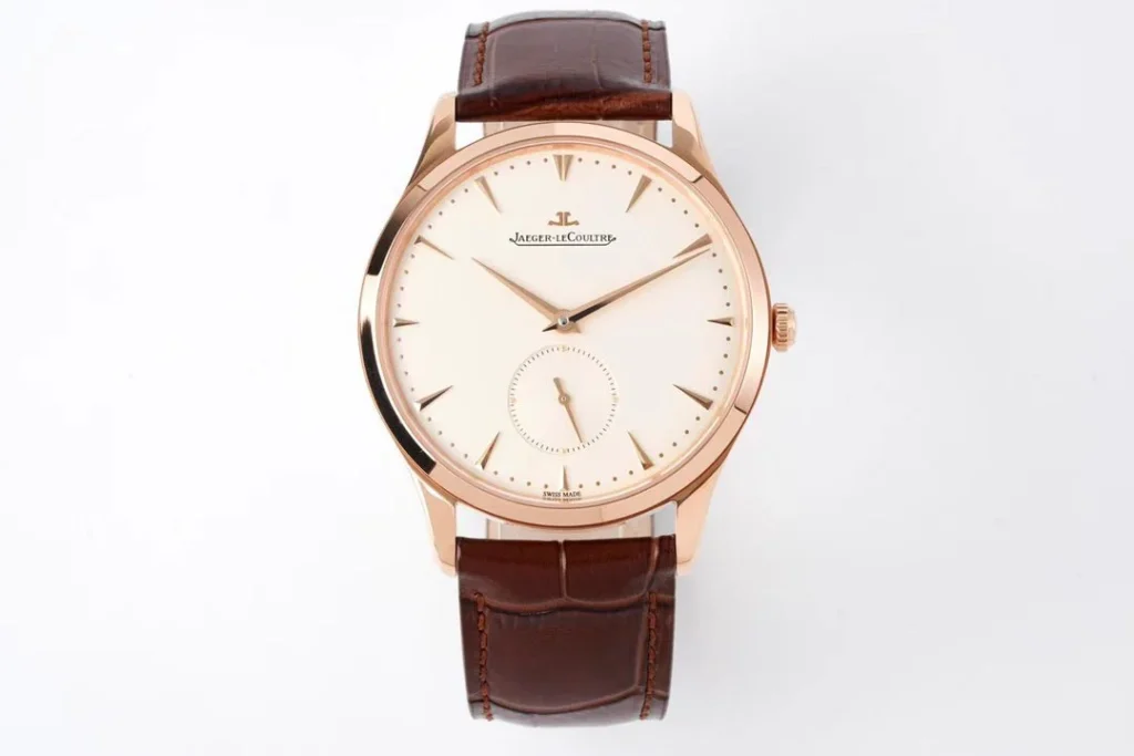 ĐỒNG HỒ JAEGER-LECOULTRE SMALL SECONDS FAKE MẠ VÀNG HỒNG NHÀ MÁY ZF 40MM (1)