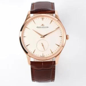 ĐỒNG HỒ JAEGER-LECOULTRE SMALL SECONDS FAKE MẠ VÀNG HỒNG NHÀ MÁY ZF 40MM (1)