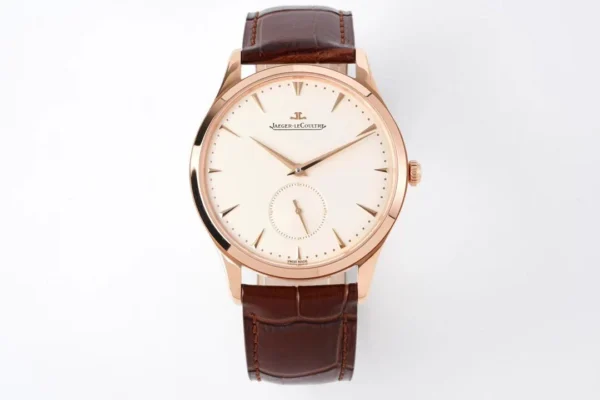 ĐỒNG HỒ JAEGER-LECOULTRE SMALL SECONDS FAKE MẠ VÀNG HỒNG NHÀ MÁY ZF 40MM (1)