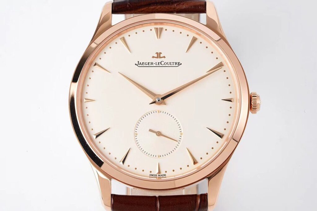 ĐỒNG HỒ JAEGER-LECOULTRE SMALL SECONDS FAKE MẠ VÀNG HỒNG NHÀ MÁY ZF 40MM (1)