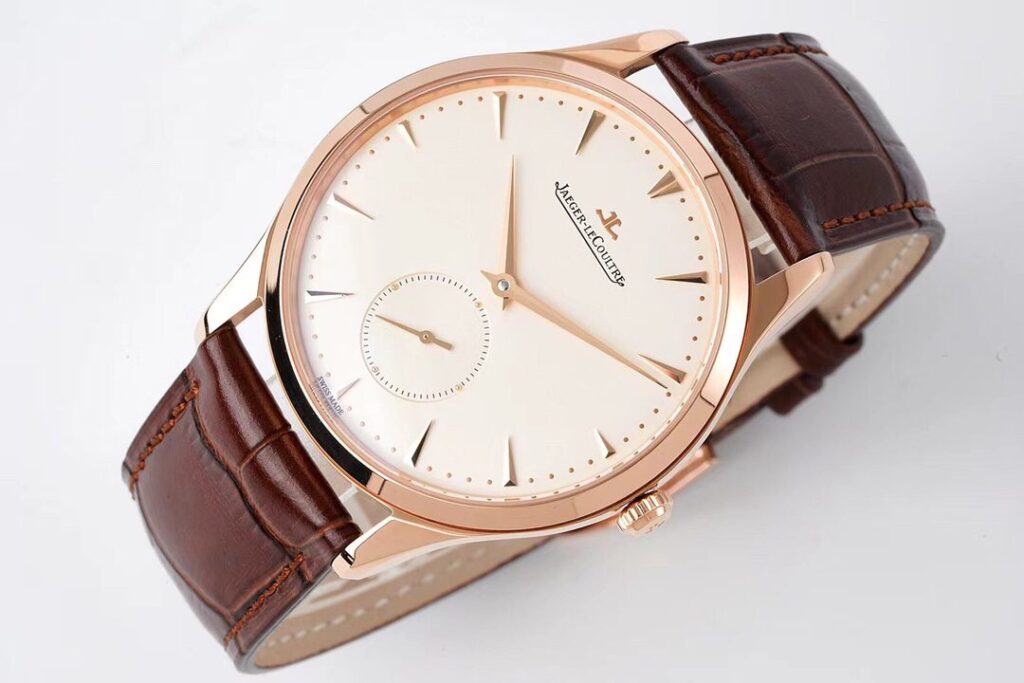 ĐỒNG HỒ JAEGER-LECOULTRE SMALL SECONDS FAKE MẠ VÀNG HỒNG NHÀ MÁY ZF 40MM (1)