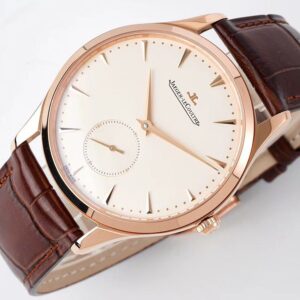 ĐỒNG HỒ JAEGER-LECOULTRE SMALL SECONDS FAKE MẠ VÀNG HỒNG NHÀ MÁY ZF 40MM (1)