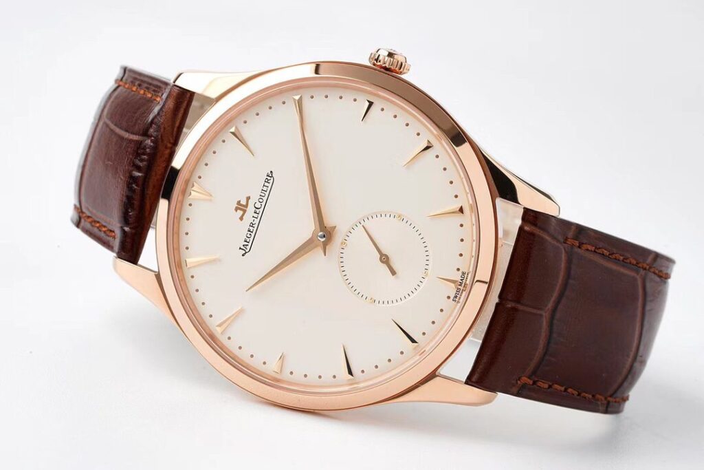 ĐỒNG HỒ JAEGER-LECOULTRE SMALL SECONDS FAKE MẠ VÀNG HỒNG NHÀ MÁY ZF 40MM (1)