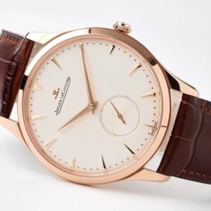 ĐỒNG HỒ JAEGER-LECOULTRE SMALL SECONDS FAKE MẠ VÀNG HỒNG NHÀ MÁY ZF 40MM (1)