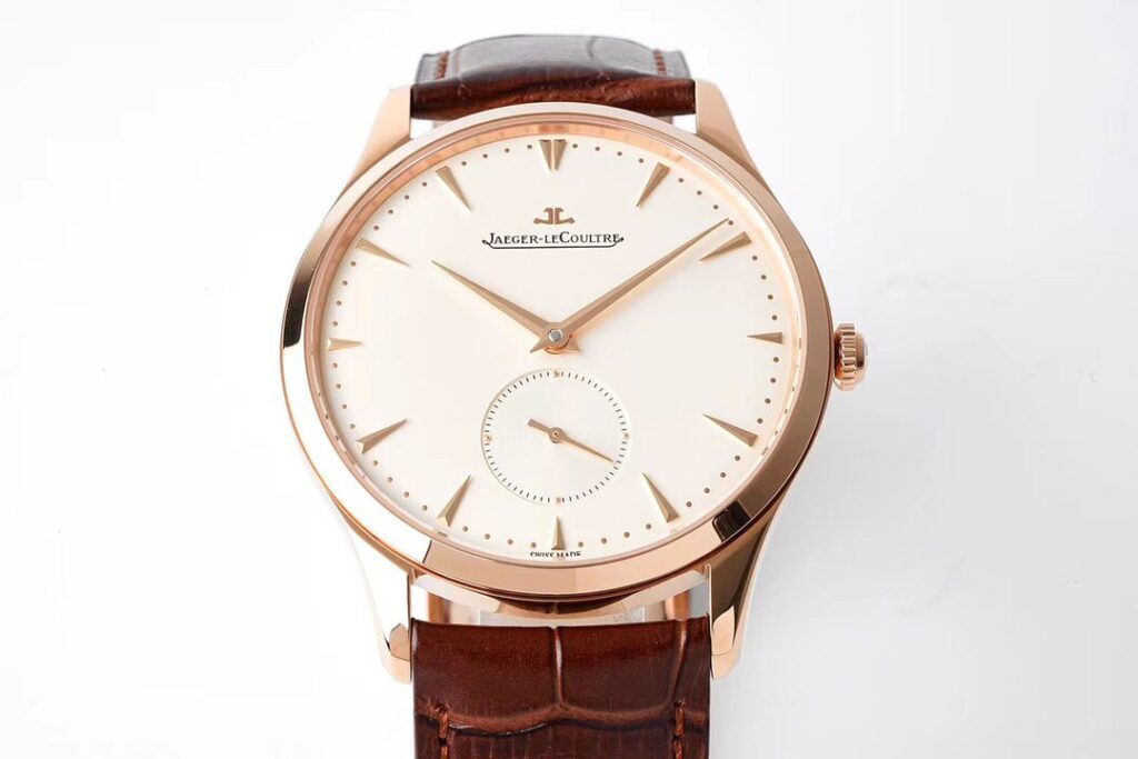 ĐỒNG HỒ JAEGER-LECOULTRE SMALL SECONDS FAKE MẠ VÀNG HỒNG NHÀ MÁY ZF 40MM (1)