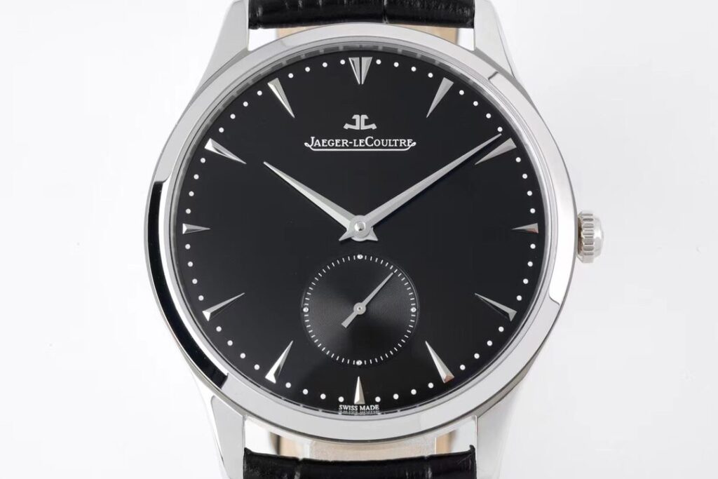 ĐỒNG HỒ JAEGER-LECOULTRE SMALL SECONDS REPLICA MẶT ĐEN NHÀ MÁY ZF 40MM