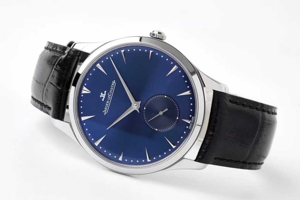 ĐỒNG HỒ JAEGER-LECOULTRE SMALL SECONDS REPLICA MẶT XANH NHÀ MÁY ZF 40MM (1)