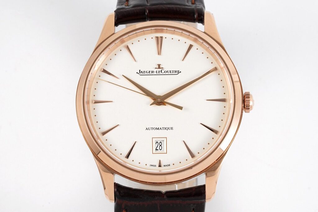 ĐỒNG HỒ JAEGER-LECOULTRE ULTRA THIN MASTER REPLICA MẠ VÀNG HỒNG NHÀ MÁY ZF 40MM (1)