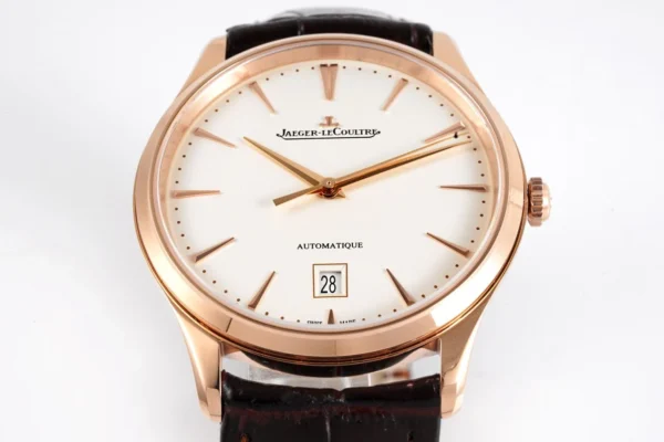 ĐỒNG HỒ JAEGER-LECOULTRE ULTRA THIN MASTER REPLICA MẠ VÀNG HỒNG NHÀ MÁY ZF 40MM (1)