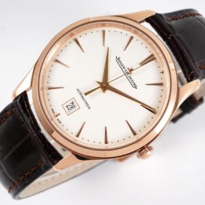 ĐỒNG HỒ JAEGER-LECOULTRE ULTRA THIN MASTER REPLICA MẠ VÀNG HỒNG NHÀ MÁY ZF 40MM (1)