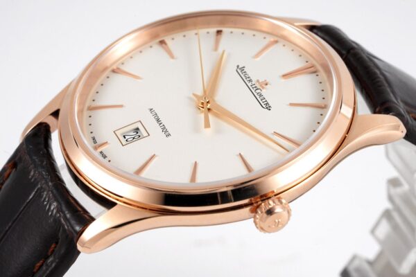 ĐỒNG HỒ JAEGER-LECOULTRE ULTRA THIN MASTER REPLICA MẠ VÀNG HỒNG NHÀ MÁY ZF 40MM (1)