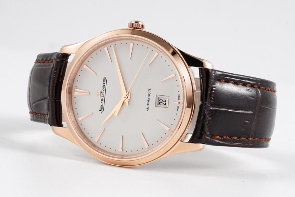 ĐỒNG HỒ JAEGER-LECOULTRE ULTRA THIN MASTER REPLICA MẠ VÀNG HỒNG NHÀ MÁY ZF 40MM (1)