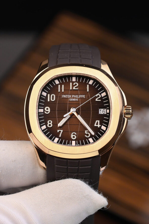 ĐỒNG HỒ PATEK PHILIPPE AQUANAUT 5167 REPLICA BỌC VÀNG NHÀ MÁY 3K 40MM (4)