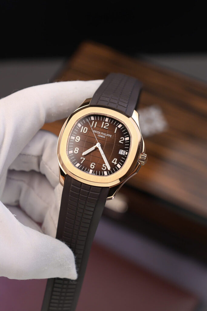 ĐỒNG HỒ PATEK PHILIPPE AQUANAUT 5167 REPLICA BỌC VÀNG NHÀ MÁY 3K 40MM (4)