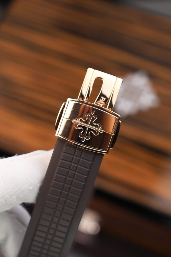 ĐỒNG HỒ PATEK PHILIPPE AQUANAUT 5167 REPLICA BỌC VÀNG NHÀ MÁY 3K 40MM (4)