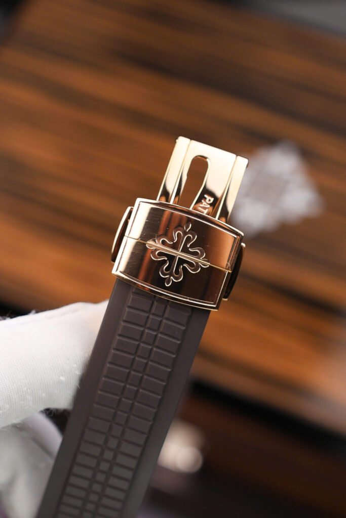 ĐỒNG HỒ PATEK PHILIPPE AQUANAUT 5167 REPLICA BỌC VÀNG NHÀ MÁY 3K 40MM (4)