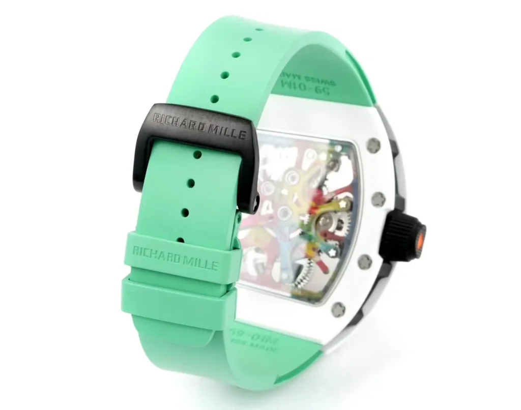 ĐỒNG HỒ RICHARD MILLE REPLICA WATCH RM68-01 CERAMIC DÂY CAO SU XANH NHÀ MÁY RM 45MM