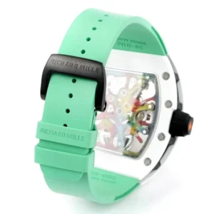 ĐỒNG HỒ RICHARD MILLE REPLICA WATCH RM68-01 CERAMIC DÂY CAO SU XANH NHÀ MÁY RM 45MM