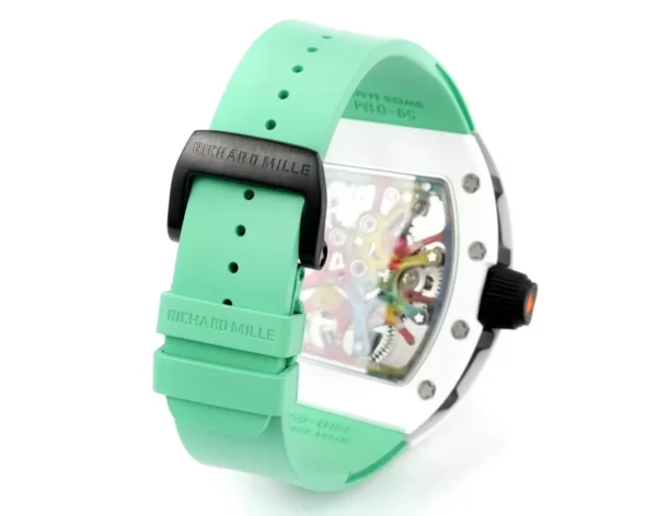 ĐỒNG HỒ RICHARD MILLE REPLICA WATCH RM68-01 CERAMIC DÂY CAO SU XANH NHÀ MÁY RM 45MM