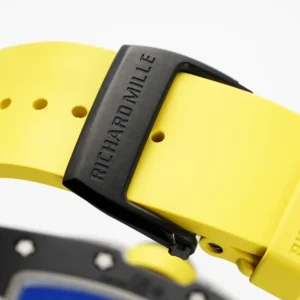 ĐỒNG HỒ RICHARD MILLE RM61-01 REPLICA VỎ GỐM ĐEN DÂY CAO SU VÀNG NHÀ MÁY ZF 43MM