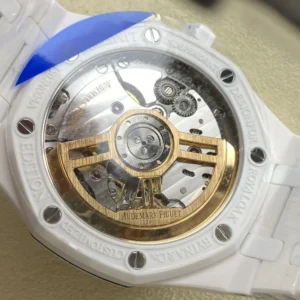 ĐỒNG HỒ AUDEMARS PIGUET ROYAL OAK 15500ST REPLICA GỐM TRẮNG NHÀ MÁY APS 41MM (1)