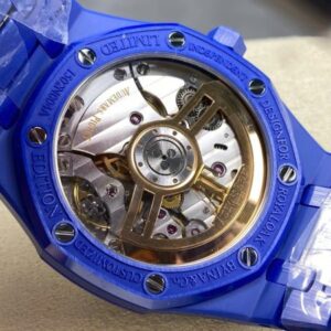ĐỒNG HỒ AUDEMARS PIGUET ROYAL OAK 15500ST REPLICA GỐM XANH MẶT SỐ TRẮNG APS 41MM (1)
