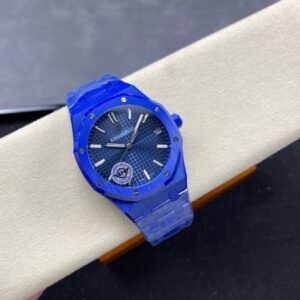 ĐỒNG HỒ AUDEMARS PIGUET ROYAL OAK 15500ST REPLICA VỎ GỐM XANH BLUE APS 41MM (1)