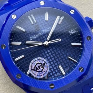ĐỒNG HỒ AUDEMARS PIGUET ROYAL OAK 15500ST REPLICA VỎ GỐM XANH BLUE APS 41MM (1)