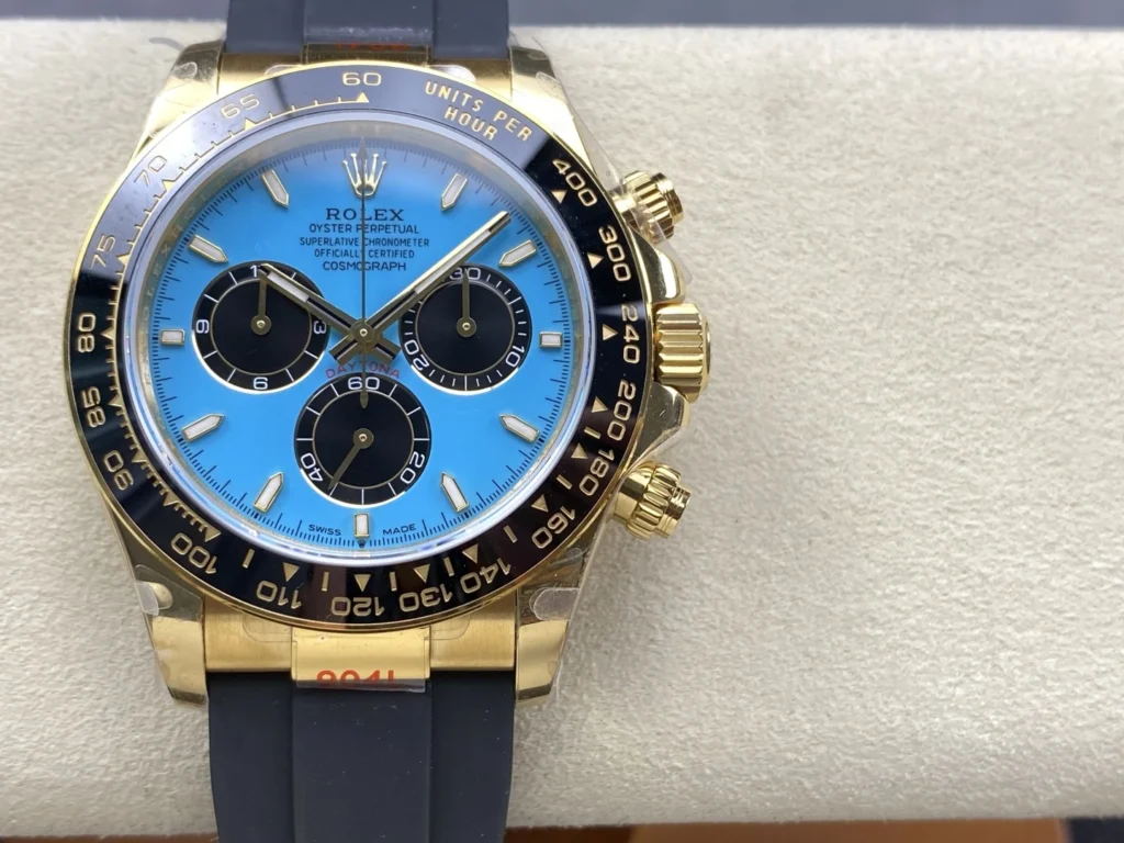 ĐỒNG HỒ ROLEX DAYTONA 126518LN REPLICA DÂY ĐEO CAO SU NHÀ MÁY Q 40MM (1)