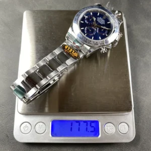 ĐỒNG HỒ ROLEX DAYTONA REPLICA MẶT SỐ MÀU XANH DƯƠNG NHÀ MÁY Q 40MM (1)