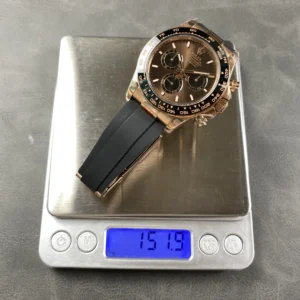 ĐỒNG HỒ ROLEX DAYTONA ROSE GOLD REPLICA MẶT SỐ NÂU NHÀ MÁY Q 40MM (1)