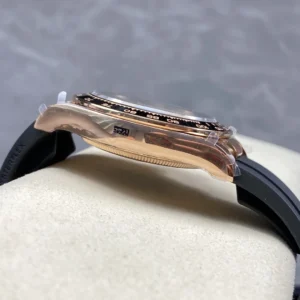 ĐỒNG HỒ ROLEX DAYTONA ROSE GOLD REPLICA MẶT SỐ NÂU NHÀ MÁY Q 40MM (1)